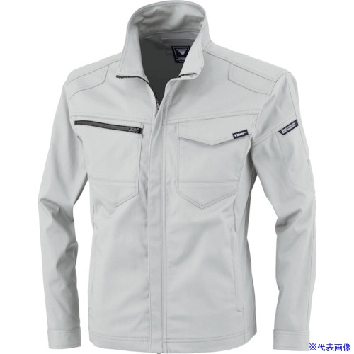 ■XEBEC 長袖ブルゾン1721－22－L シルバーグレー 172122L(3354139)