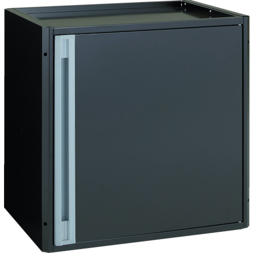■TRUSCO スチール製ワゴン用開き戸キャビネット カスタムワゴン用 ブラック(中棚板付) TACTSETBK(3360831)[法人限定][直送元]｜ファーストFACTORY