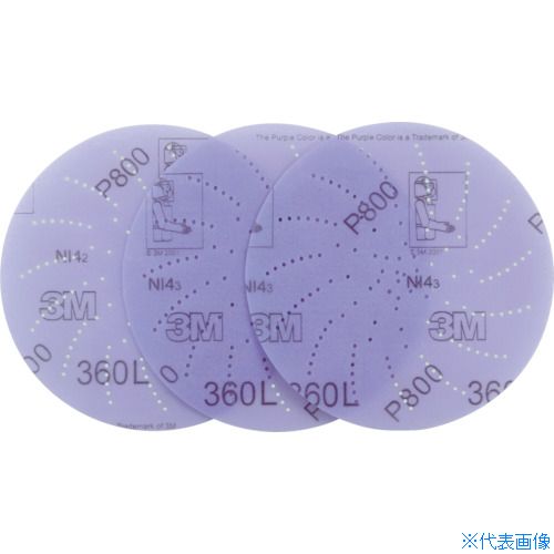 ■3M クリーンサンディングディスク 360L P600 外径127mm 360LCS600127XNH(3361331)×100