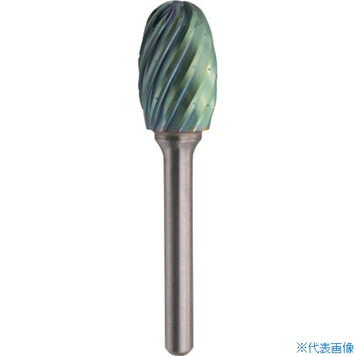 ■NRS 超硬バー タマゴrvカット ACCコーティング 刃径16×刃長25×軸径6×軸長45 ロー付け TCBT5800RVACC(3368880)