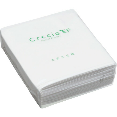■クレシア クレシアEFティシュー ハーフ50W ポリパック 43935(3373301)[送料別途見積り][法人・事業所限定][掲外取寄]