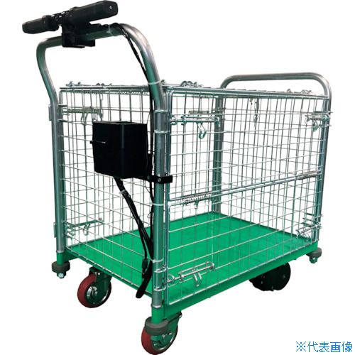 ■カンベ 網付き台車 アシスト付きメッシュパックロール AS&minus;615A AS615A(3377289)[送料別途お見積り][法人限定][外直送]｜ファーストFACTORY