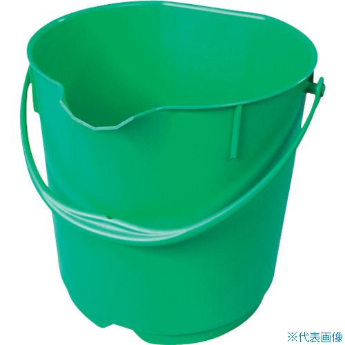 ■BURRTEC バーキンタX カラーバケツ 15L 緑 BKXCB－15G 66218200(3377752) 12,652円