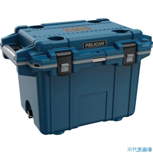 倉 □PELICAN 50QT エリートクーラー パシフィックブルーXグレー