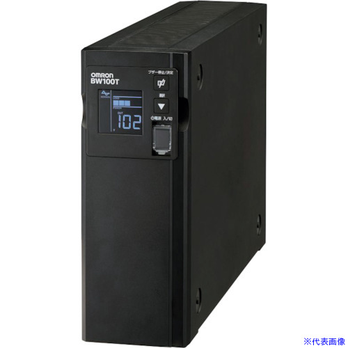 ■OMRON 常時商用(正弦波)/1000VA/610W/縦型 BW100T(3389432)[送料別途お見積り][法人限定][掲外取寄]｜ファーストFACTORY