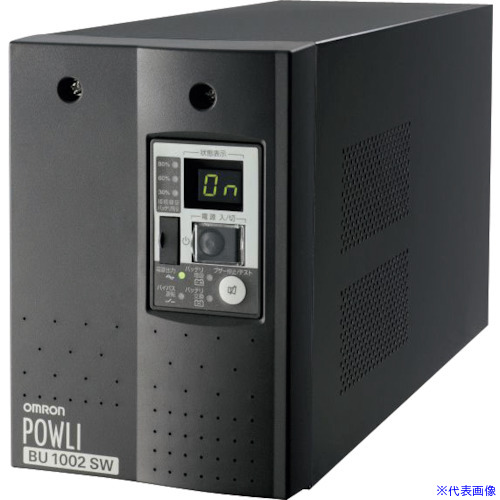 ■OMRON 常時インバータ/200V/1KVA/700W/据置型/非家庭用コンセント型 BU1002SW(3408403)[送料別途お見積り][法人限定][掲外取寄]｜ファーストFACTORY