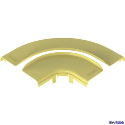 ■PANDUIT FiberRunner90度ベンド用カバー 黄 FRRASC6LYL FRRASC6LYL(3418302)×5[送料別途お見積り][法人限定][掲外取寄]