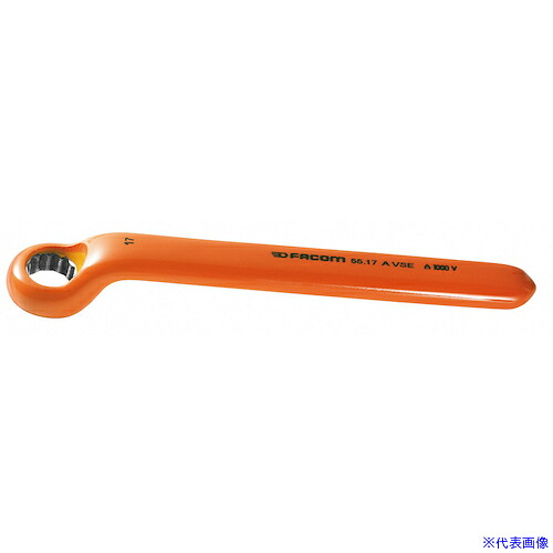 ■FACOM 絶縁工具 オフセットシングル－リングレンチ 16mm 55.16AVSE(3451134)[送料別途お見積り][法人限定][掲外取寄]