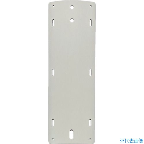 ■IM 電柱番号札 縦型 白地無地 1セット10枚入り AMDEB01SET(3471935)