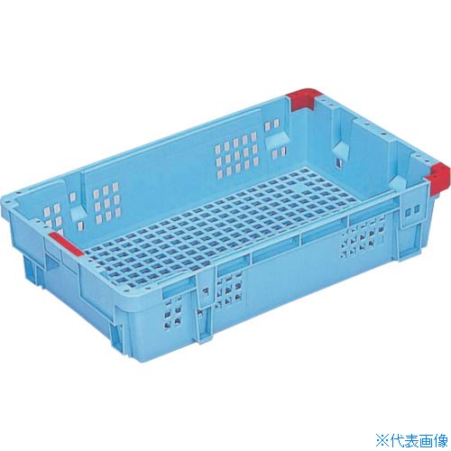 ■RISU 食品用コンテナ DFコンテナーDF－20ブルー DF20B(3508858)×300[送料別途お見積り][法人限定][外直送]