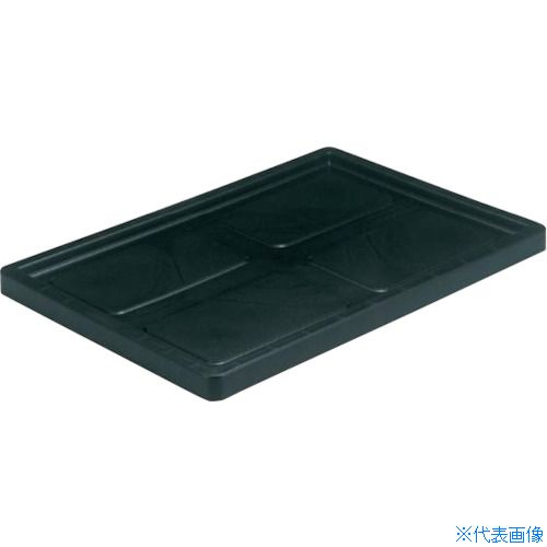 ■RISU パンコンテナー大型蓋導電 PANLFBK(3510422)×300[送料別途お見積り][法人限定][外直送]