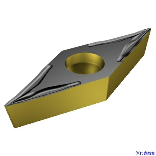 ■SANDVIK コロターン107 旋削用ポジチップ(130) S205 VBGT160408UM(S205)(3511134)×10[送料別途お見積り][法人限定][掲外取寄]