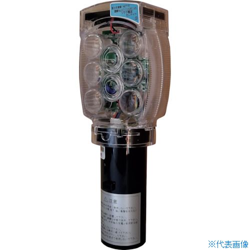 ■セレクト ソララ電波セレナイト保安工事灯 SS－D161RG 赤緑 SSD161RG(3544501)[送料別途お見積り][法人限定][直送]
