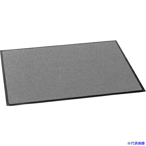 ■コンドル 屋内用ホコリ落し用マット ロンステップマット#15 900mm×1500mm R5GY グレー F115(GY)(3597750)|ファーストFACTORY