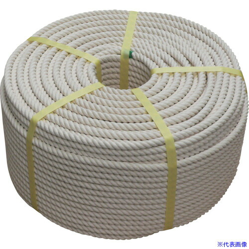 ■高木 綿ロープ12mm&times;200m 365442(3601466)[送料別途お見積り][法人限定][掲外取寄]｜ファーストFACTORY