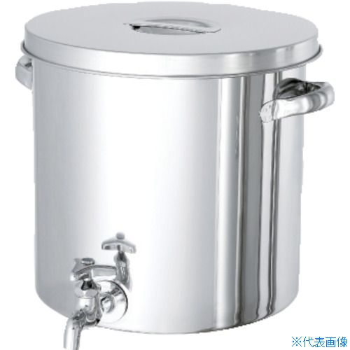 ■MONOVATE ステンレスタンク ストレート貯蔵用タンク(蛇口付) 10L STW24(3605302)