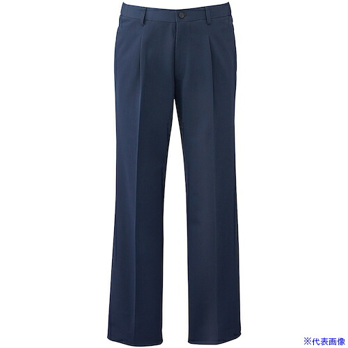 ■FOLK 男子パンツ ネイビー S 5010CR7S(3610261)[送料別途お見積り][法人限定][掲外取寄]