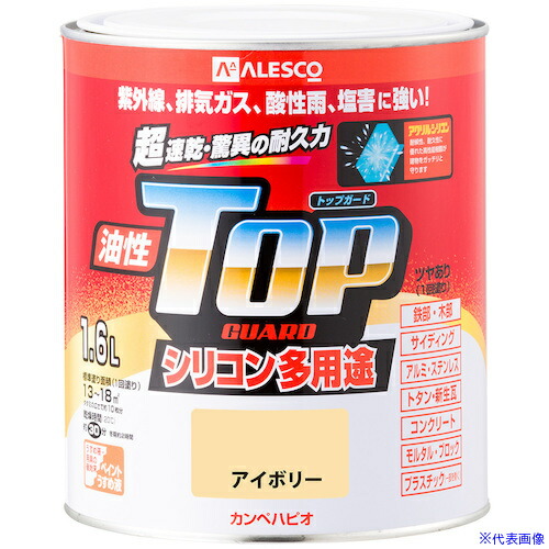 ■KANSAI 油性トップガード アイボリー 1.6L 00017640071016(3626218)×6[送料別途お見積り][法人限定][掲外取寄] 28,747円