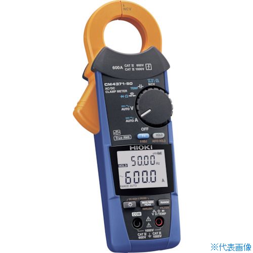 ■HIOKI AC/DCクランプメータ CM4371－50 CM437150(3654428)