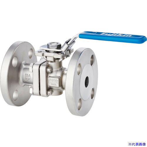 ■Fujikin ステンレス鋼製1MPaフランジ式2ピースボール弁80A(3) UBV21J10RKALX(3655547)｜ファーストFACTORY