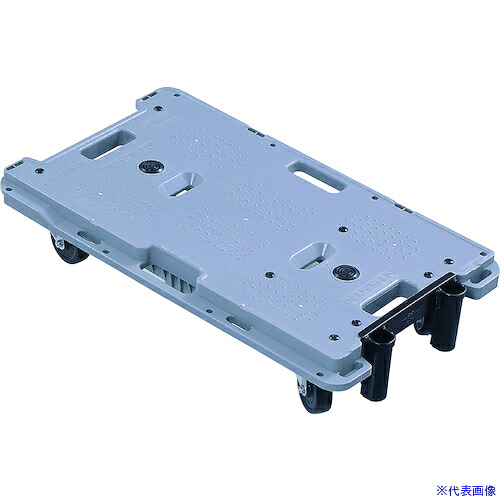 ■OKAMURA ミニキャリア67ライト グレー ハンドル取付タイプ 1X258PGF31(3682574)[法人限定][外直送元]｜ファーストFACTORY