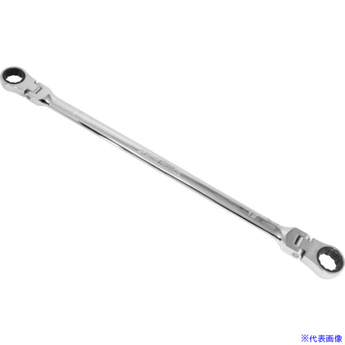 ■アストロプロダクツ ロングダブルフレックスラチェットコンビネーションレンチ 17×19mm 2002000033376(3696933)[送料別途お見積り][法人限定][掲外取寄]