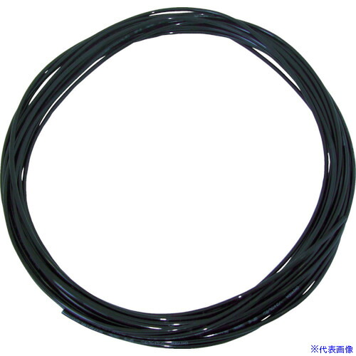 ■チヨダ ソフトポリウレタンチューブ 6mm/100m黒 SP6BK100(3761690)