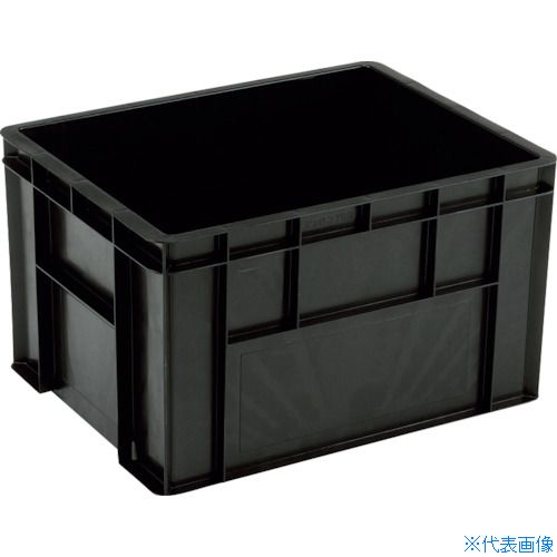 ■天昇 導電性コンテナ 679023 テンバコED－76 67902300BK00(3792149)[送料別途お見積り][法人限定][外直送]