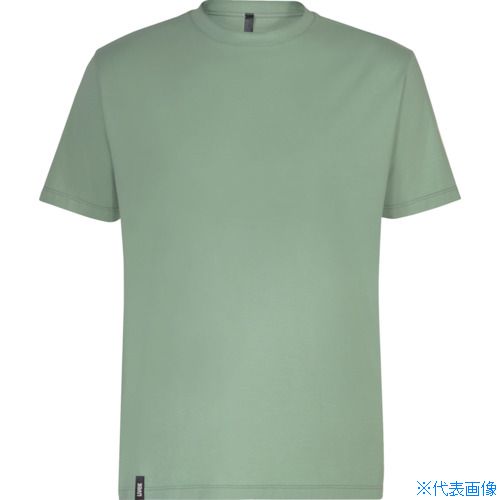 ■UVEX 【売切廃番】サクシード グリーンサイクルプラネット メンズTシャツ モスグリーン S 8888809(3799721)