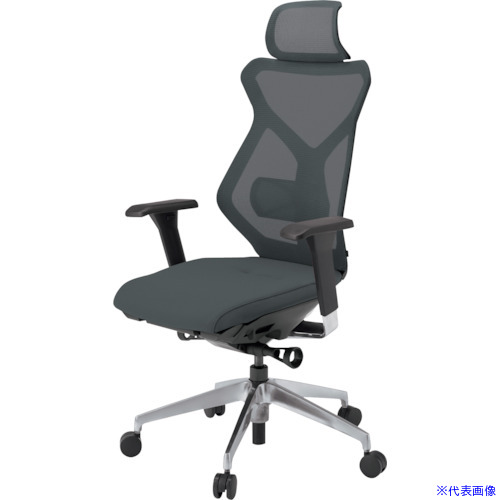 ■ITOKI セクアチェア エクストラハイバック ベースカラーZT アジャスタブル肘 張地 オフブラック KG357JV1ZTW2(3818767)[送料別途お見積り][法人限定][外直送]