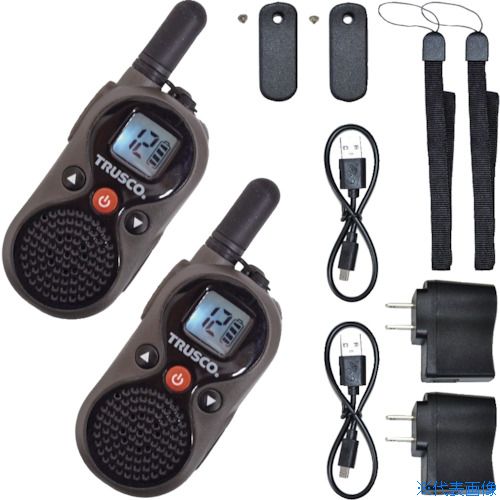 ■TRUSCO 特定小電力ミニトランシーバー 2台セット TNT20(3820198)｜ファーストFACTORY