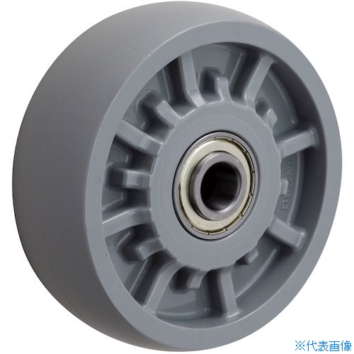 ■イノアック 低始動・高耐久 エラストマー 150径 車輪のみ ME150W(3823656)[送料別途お見積り][法人限定][掲外取寄]