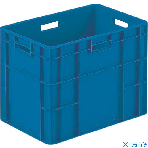 ■サンコー TP規格コンテナ 205001 TP344 ブルー 20500100BL506(3825708)[送料別途お見積り][法人限定][外直送]