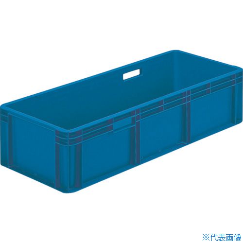 ■サンコー TP規格コンテナ 204353 TP382D ブルー 20435300BL506(3825720)[送料別途お見積り][法人限定][外直送]