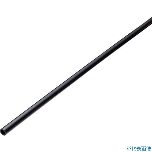 ■潤工社 軟質ナイロンチューブ AS1(ミリ系列) 12X9mm 100m 黒 7012BK100(3827251)