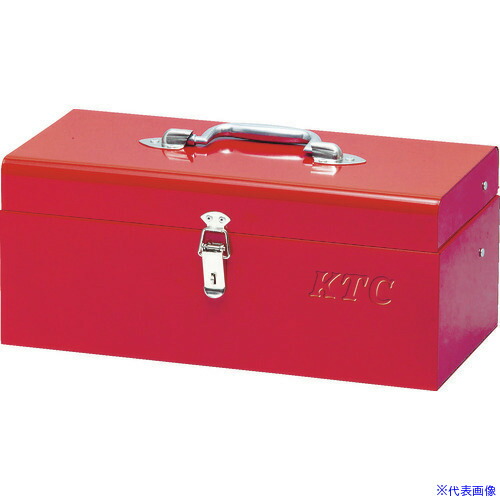 ■KTC スチール製工具箱 片開きメタルケース レッド 間口405×奥行200×高さ170mm SK120M(3838323)