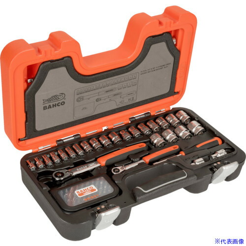 ■バーコ 91pcs.1/4， 3/8インチソケットセット SL91(3847350)[送料別途見積り][法人・事業所限定][掲外取寄]