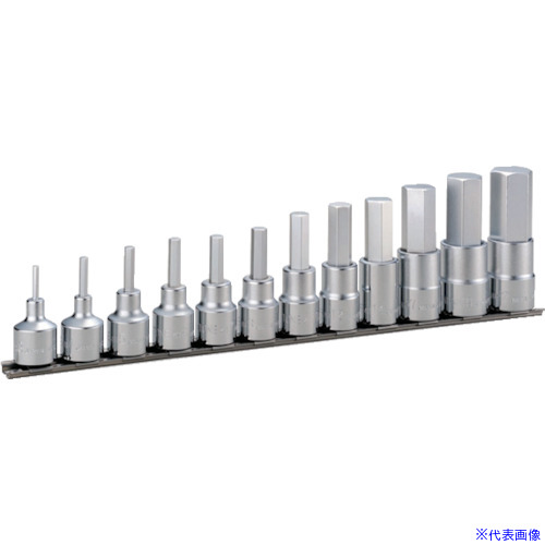 ■TONE ヘキサゴンソケットセット(ホルダー付) 12pcs 差込角12.7mm HH412(3876543)