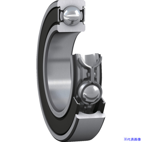 ■SKF 単列深溝玉軸受 軸受両端接触シール 内径110mmX外径140mmX幅16mm 618222RS1(3880030)