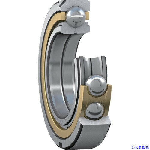 ■SKF 四点接触玉軸受 内径75mmX外径160mmX幅37mm QJ315N2MA(3904322)[送料別途お見積り][法人限定][メーカー取寄]