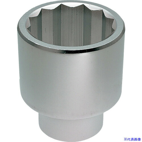 ■KTC 25.4sq.ソケット(十二角) 対辺寸法90mm 全長130mm B890W(3930374)[送料別途お見積り][法人限定][掲外取寄]