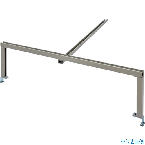 ■TRUSCO 軽中量・中量ボルトレス棚用通路間ダクトレール取付フレームセット 1200 連結 MLIG1200B(3938876)