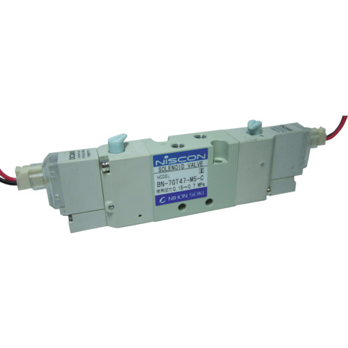 ■日本精器 4方向電磁弁 M5ダブルAC100V7GT BN7GT47M5CE100(3954439)