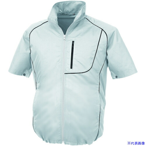 ■ジーベック 空調服ポリエステル100半袖ブルゾンKU91720-K6-5L KU91720K65L(3956649)[送料別途見積り][法人・事業所限定][掲外取寄]