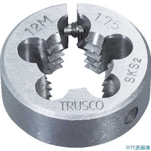 ■TRUSCO 丸ダイス 並目 100径 M68X6.0(SKS) T100D68X6.0(3961245)[送料別途お見積り][法人限定][メーカー取寄]