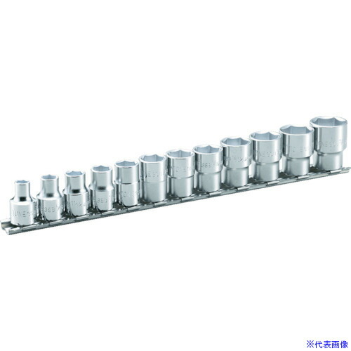 ■TONE ソケットセット(インチ) (6角・ホルダー付) 吋目 12pcs 差込角9.5mm HSB312(3964566) 4,433円