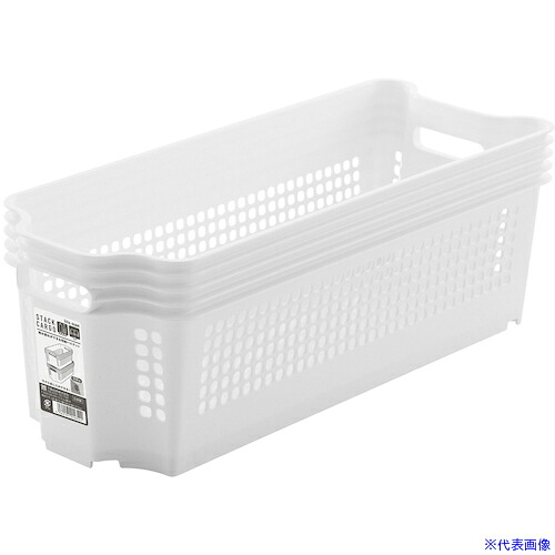 ■不動技研 スタックカーゴ スリム浅型 W F2522 016542(3974296)×24[送料別途お見積り][法人限定][外直送]