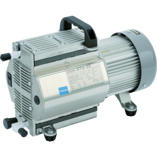 ■アルバック 単相100V ダイアフラム型ドライ真空ポンプ DTU20(3981584)