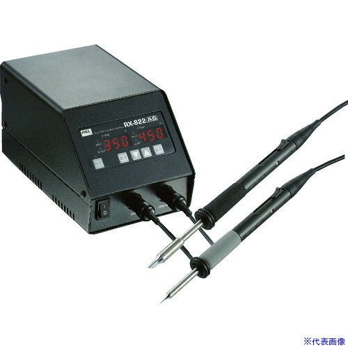 ■グット 鉛フリー用2本接続温調はんだこて (1S(PK)\u003d1台入) RX822AS(3985695)