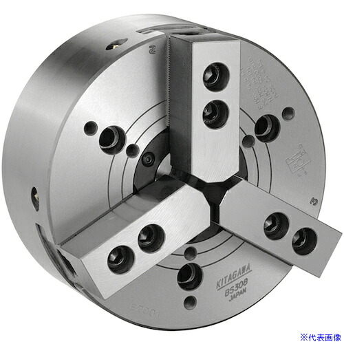 ■北川 高精度中空パワーチャック チャック外径254mm BS310(4025708)[送料別途お見積り][法人限定][外直送]